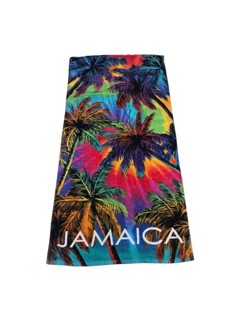 Vintage TBL Beachwear Jamaica Beach Towel Colorful Vacation Tropical Resort
